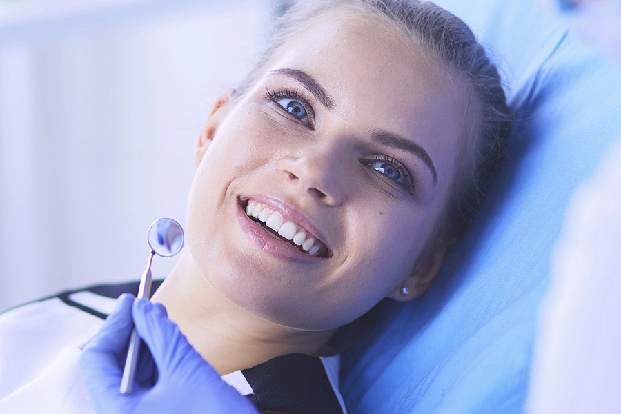 E-max porcelain crown before and after results at Sundent Dental Clinic Antalya
